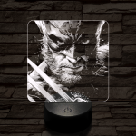 Rozsomák 7 színű valósághű 3D led lámpa