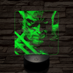 Rozsomák 7 színű valósághű 3D led lámpa