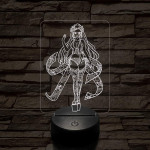Daki a Demon Slayer-ből 7 színű 3D led lámpa
