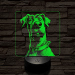 Mr Schooby Doo 7 színű valósághű 3D led lámpa