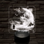 Skywalker sors 7 színű valósághű 3D led lámpa