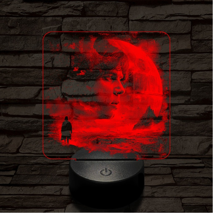 Skywalker sors 7 színű valósághű 3D led lámpa