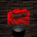 Verda az élen 7 színű valósághű 3D led lámpa