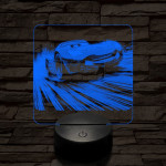 Verda az élen 7 színű valósághű 3D led lámpa
