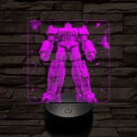 Optimus dicsősége 7 színű valósághű 3D led lámpa