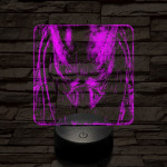 A predátor bosszúja 7 színű valósághű 3D led lámpa