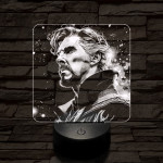 A mágus doktor 7 színű valósághű 3D led lámpa