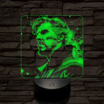 A mágus doktor 7 színű valósághű 3D led lámpa