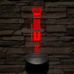 Luminara Unduli fénykardja 7 színű 3D led lámpa