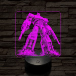 Optimus harcra kész 7 színű valósághű 3D led lámpa