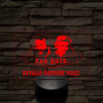 Bud Spencer & Terence Hill 7 színű  3D led lámpa
