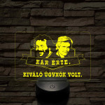 Bud Spencer & Terence Hill 7 színű  3D led lámpa