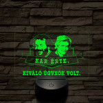 Bud Spencer & Terence Hill 7 színű  3D led lámpa