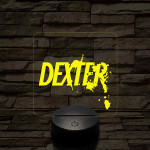 Dexter 3D 7 színű  3D led lámpa