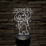 Holdfény – 7 színű, színváltós 3D LED lámpa