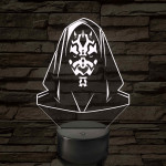 Darth Maul – 7 színű, színváltós 3D LED lámpa