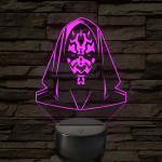 Darth Maul – 7 színű, színváltós 3D LED lámpa