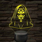 Darth Maul – 7 színű, színváltós 3D LED lámpa