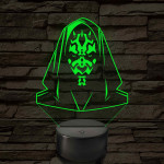 Darth Maul – 7 színű, színváltós 3D LED lámpa