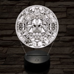 Csillagok Univerzuma 7 színű  3D led lámpa