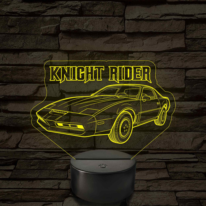 Knight Rider – K.I.T.T. – 7 színű, színváltós LED lámpa