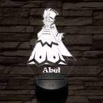 Hazbin Hotel Abel – 7 színű, színváltós 3D LED lámpa
