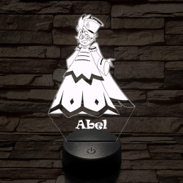 Hazbin Hotel Abel – 7 színű, színváltós 3D LED lámpa