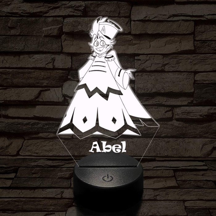 Hazbin Hotel Abel – 7 színű, színváltós 3D LED lámpa