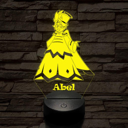 Hazbin Hotel Abel – 7 színű, színváltós 3D LED lámpa