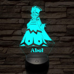 Hazbin Hotel Abel – 7 színű, színváltós 3D LED lámpa
