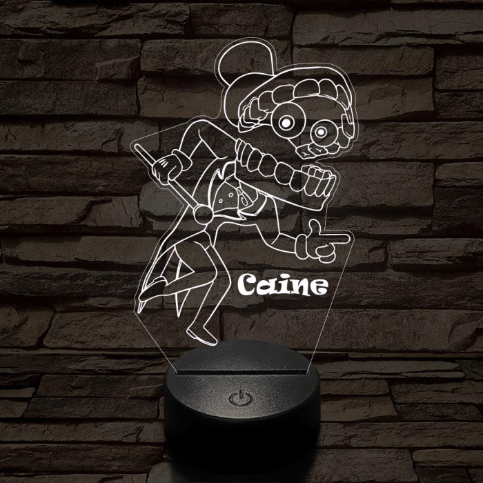 A Csodálatos Digitális Cirkusz Caine – 7 színű, színváltós 3D LED lámpa
