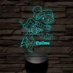 A Csodálatos Digitális Cirkusz Caine – 7 színű, színváltós 3D LED lámpa