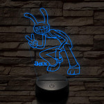 A Csodálatos Digitális Cirkusz Jax – 7 színű, színváltós 3D LED lámpa