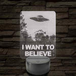 I want to believe 7 színű 3D led lámpa