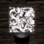 Összefonódás 7 színű valósághű 3D led lámpa