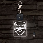 Arsenal világító LED-s kulcstartó