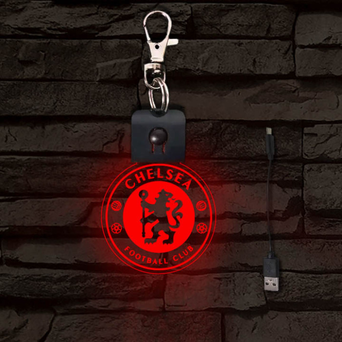 Chelsea FC  világító LED-s kulcstartó