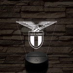 S.S.LAZIO 7 színű 3D led lámpa