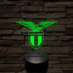 S.S.LAZIO 7 színű 3D led lámpa