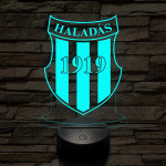 Haladás 7 színű 3D led lámpa