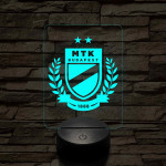 MTK Budapest címer – 7 színű, színváltós 3D LED lámpa