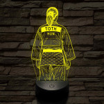 Judós lány – 7 színű, színváltós 3D LED lámpa