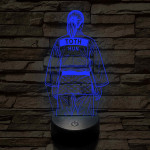 Judós lány – 7 színű, színváltós 3D LED lámpa