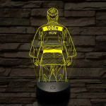 Judós fiú – Névvel kérhető 7 színű 3D led lámpa
