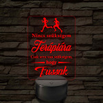 Csak fussak – 7 színű, színváltós 3D LED lámpa