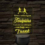 Csak fussak – 7 színű, színváltós 3D LED lámpa