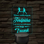 Csak fussak – 7 színű, színváltós 3D LED lámpa
