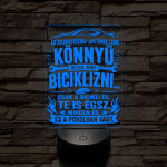 Autókarosszéria lakatos szakma lámpa – 7 színű, színváltós 3D LED lámpa