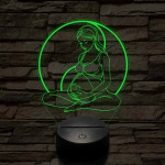 Kismama egyensúly 7 színű 3D led lámpa