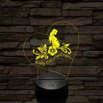Anyák napi kismama lámpa 7 színű 3D led lámpa